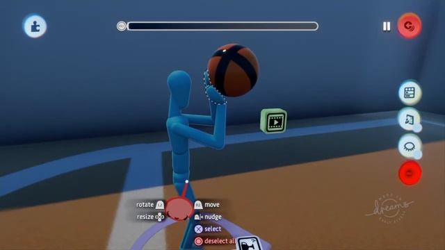 Dreams ps4 - creating a basketball game #1 смотреть онлайн