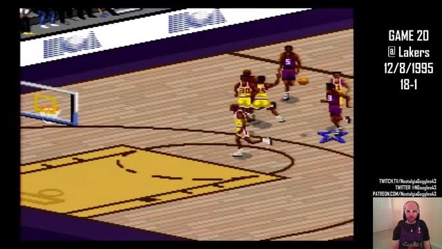 Let's Play NBA Live 96: Game 20 - Raptors @ Lakers смотреть онлайн