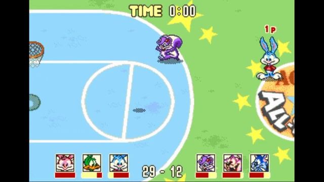 Sega Mega Drive 2 (Smd) 16-bit Tiny Toon Adventures Acme All Stars Баскетбол