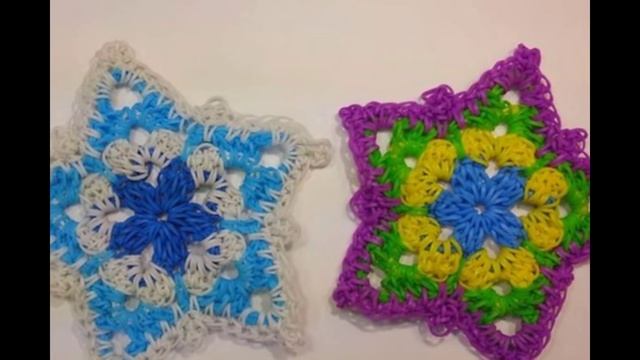 Какие можно сделать новогодние украшения и поделки из резинок - идеи смотреть онлайн