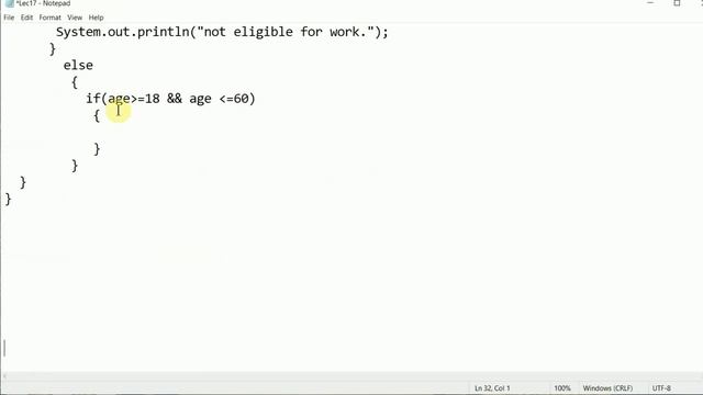 Lec 19: Nested if statement in Java || [ Conditional statement in Java] || [ Java for beginner's смотреть онлайн