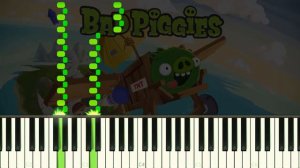 BAD PIGGIES - EASY Piano Tutorial