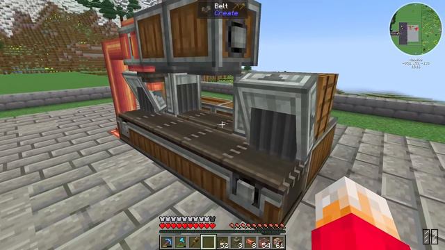 I Built An ILLEGAL NETHERITE FARM In Minecraft Create Mod