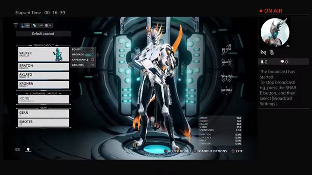 PS4 Broadcast test-Warframe смотреть онлайн
