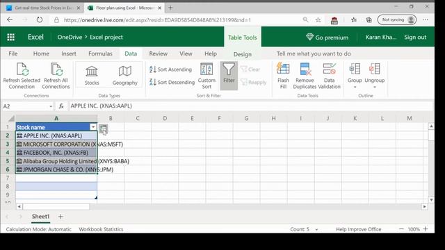 How to fetch real time Stock Prices in Excel using Stock Quote смотреть онлайн