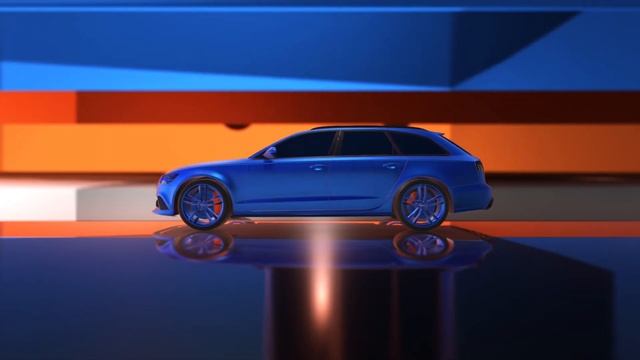 3D Заставка для авто блога\ Audi Rs 6 смотреть онлайн