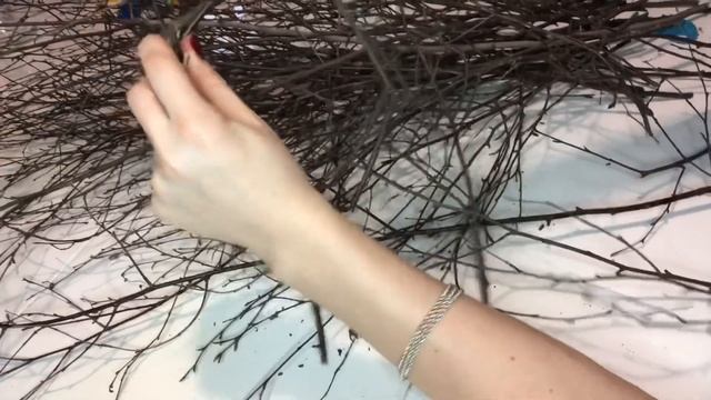 ГНЕЗДО из веток своими руками. Пасхальный декор. Мастер-класс. Творчество. Ольга Чепишко смотреть онлайн