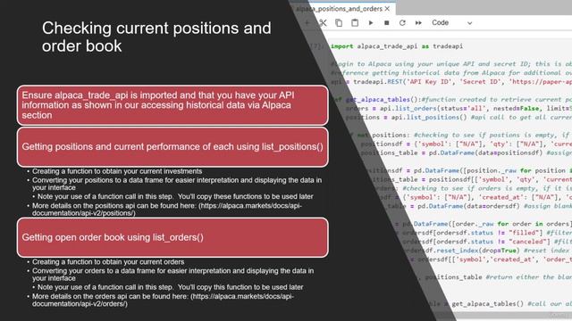 038 Obtaining Current Positions and Order Book смотреть онлайн