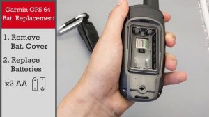 Garmin 64 GPS Battery Replacement - 60 Seconds or Less - Simple, Easy, Fast