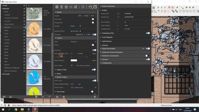 Sketchup Vray Next Exterior Night Render смотреть онлайн