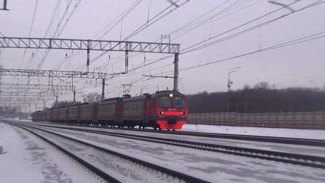 Электропоезд ЭД4М-0181 сообщением Москва - Шатура смотреть онлайн
