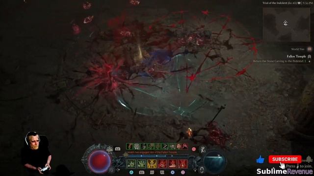 SSF HC Blood Surge Tankomancer vs Fallen Temple Capstone Dungeon #DiabloIV 1.1.3 смотреть онлайн