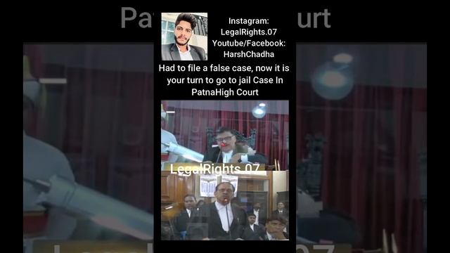 Had to file a false case, now it is your turn to go to jail Case In PatnaHigh Court. смотреть онлайн