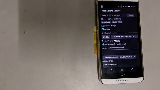 Crack Mifare card key using brute-force attack with NFC smartphone and Mifare Classic Tool(Modified смотреть онлайн