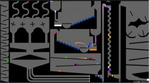 Amazing Colors Marble Race 7 in Algodoo \ Marble Race King