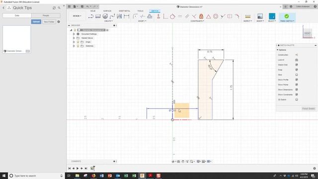Quick Tip - Diameter Dimension in Fusion 360 смотреть онлайн