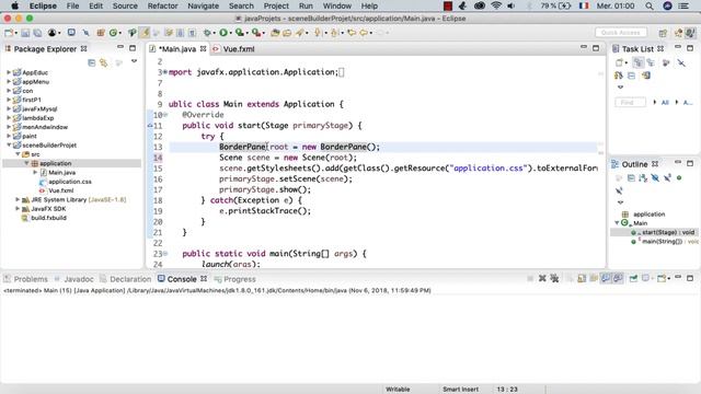 javaFX: Scene builder avec eclipse смотреть онлайн