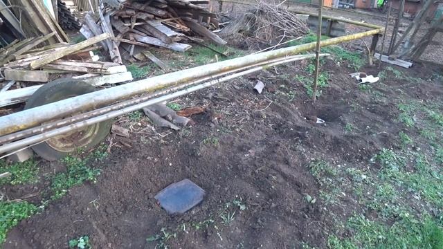 2.13 ч. ? БУРИМ ЯМКИ ПОД СТОЛБЫ БЕНЗО-ЯМОБУРОМ смотреть онлайн