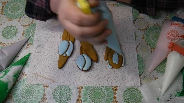 Пряники тюльпаны. Мастер-класс. // Gingerbread tulips. DIY смотреть онлайн