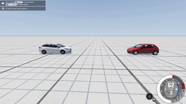 ❤️KIA CEED VS PEUGEOT 206 (BEAM NG DRIVE) смотреть онлайн