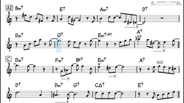 The Shadow of Your Smile - Easy Solo Example for Tenor Sax (Revised) смотреть онлайн