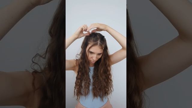 Убираем волосы с помощью маленьких крабиков/Hairstyle for loose hair смотреть онлайн