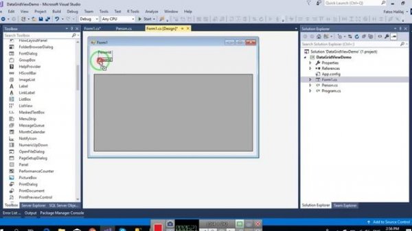 How to use DataGridView Control in C#