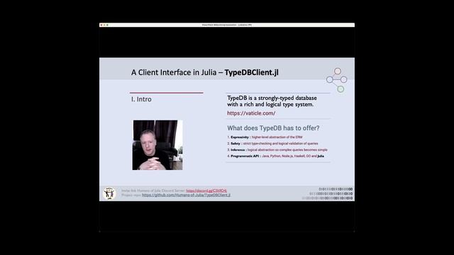 TypeDBClient.jl - interface to a strongly-typed database | Mark Schulze | JuliaCon2021 смотреть онлайн