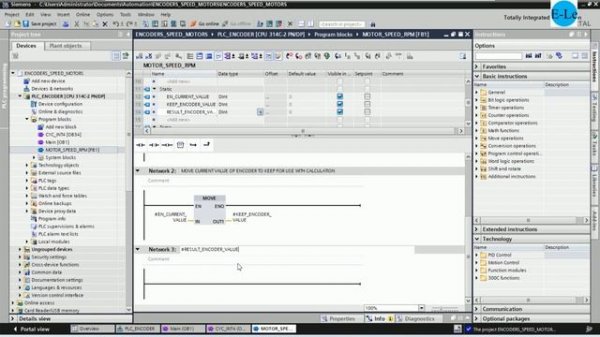 PLC S7-300 connect with Encoder