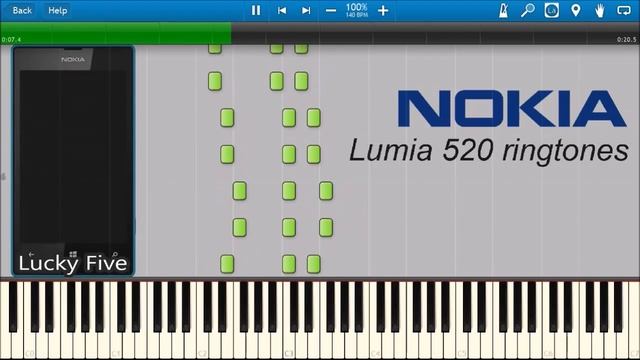 NOKIA LUMIA RINGTONES IN SYNTHESIA смотреть онлайн