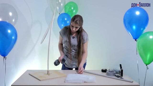 Искусство Аэродизайна. Урок №18. Часть 1. Разнокалиберная гирлядна из воздушных шаров смотреть онлайн