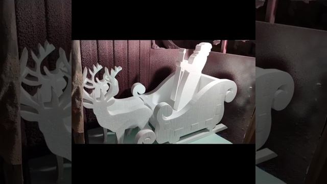 Пенопластовые изделия фигуры на новый год! смотреть онлайн