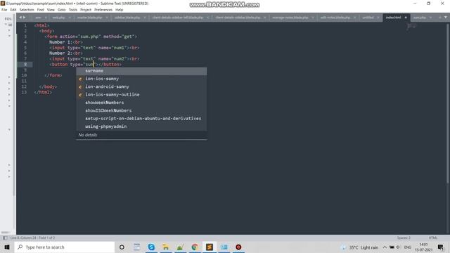 How to input Two numbers and Display the sum of two numbers in PHP | PHP Programming | PHP Tutorial смотреть онлайн