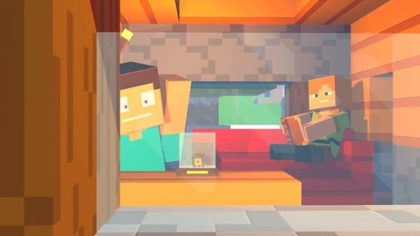 THE WARDEN! Minecraft Animation - Alex and Steve Life