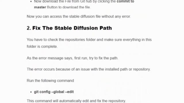 How To Fix Stable Diffusion Error Code 128 смотреть онлайн