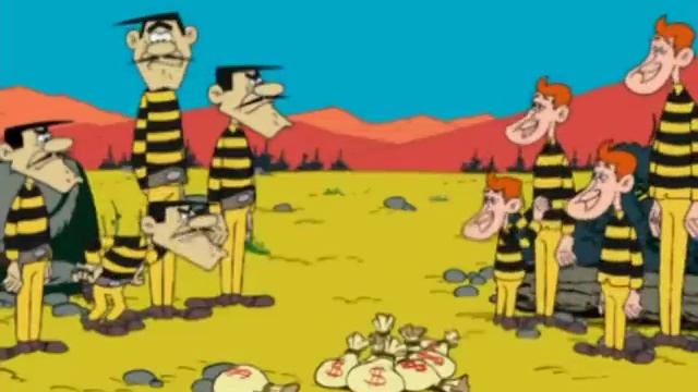 LES NOUVELLES AVENTURES DE LUCKY LUKE - EP27 - Les Daltons voient double смотреть онлайн