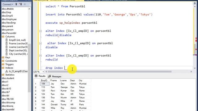 SQL Server Index | SQL Server Clustered Index | SQL Server Non Clustered | SQL Server Unique Index смотреть онлайн