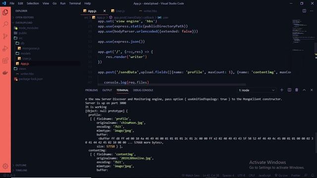 How to upload two images from different file inputs in MongoDb смотреть онлайн