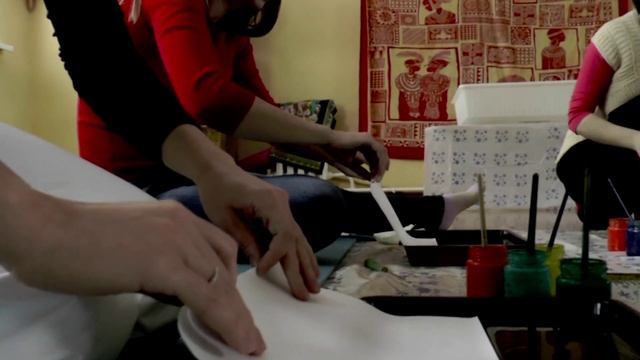 Мастер класс Эбру. Водная анимация от студии ART-REZEDA. смотреть онлайн
