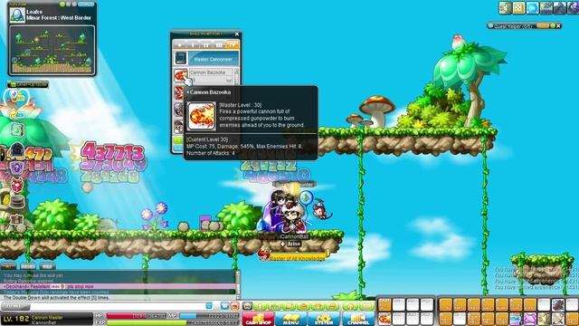 [YMCK]Maplestory Cannoneer Skill Revamp Grand Athenaeum Update смотреть онлайн