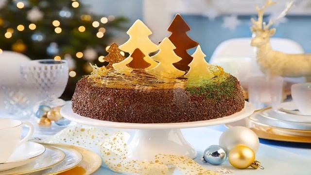 ? Украшение новогоднего торта | Christmass cake decoration ideas | УКРАШЕНИЕ ТОРТА НА НОВЫЙ ГОД смотреть онлайн