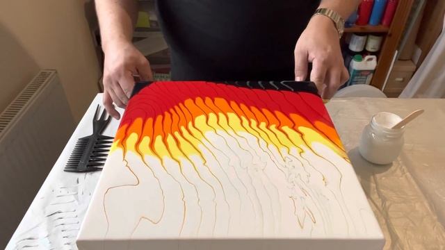 COMB Creation and CELL River - Acrylic Fluid Art inspired by Garrick Brown Art смотреть онлайн