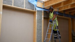 Утепление стен каркасного дома в Финляндии .