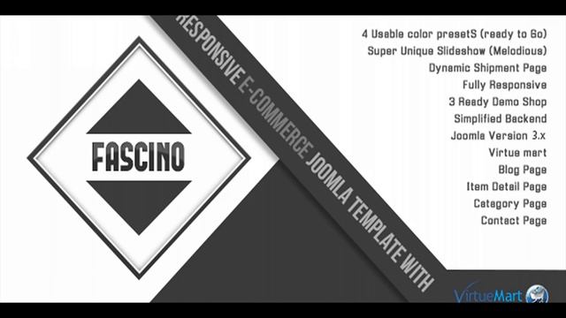 Fascino - Responsive Joomla & VirtueMart Template | Themeforest Website Templates and Themes смотреть онлайн
