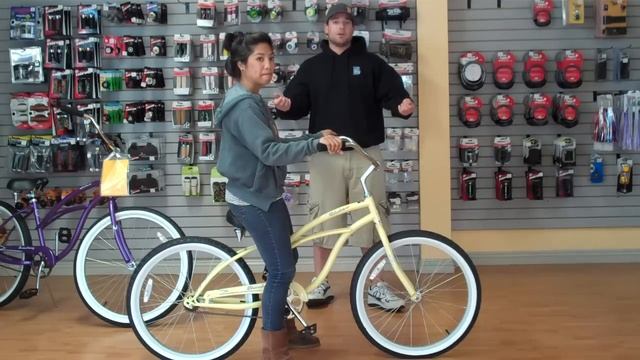 Beachbikes.com - Finding the right size beach cruiser bike for a women смотреть онлайн