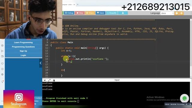 JAVA BDARIJA --- boucle while et do while смотреть онлайн