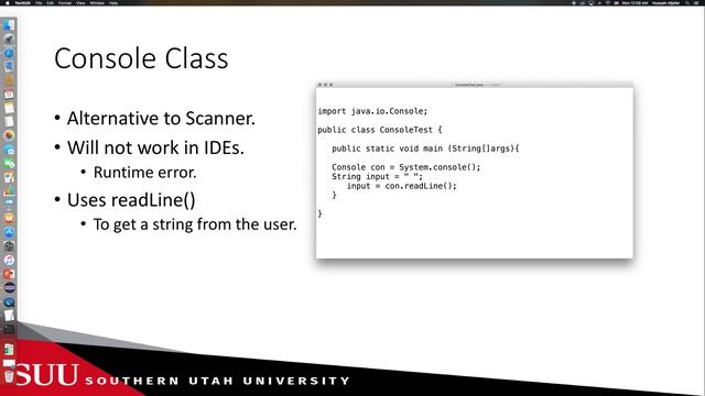 Java: Console Class смотреть онлайн