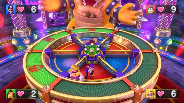 Mario Party 10 Bowser Party #720 Waluigi, Spike, Donkey Kong, Wario Mushroom Park Master Difficulty смотреть онлайн