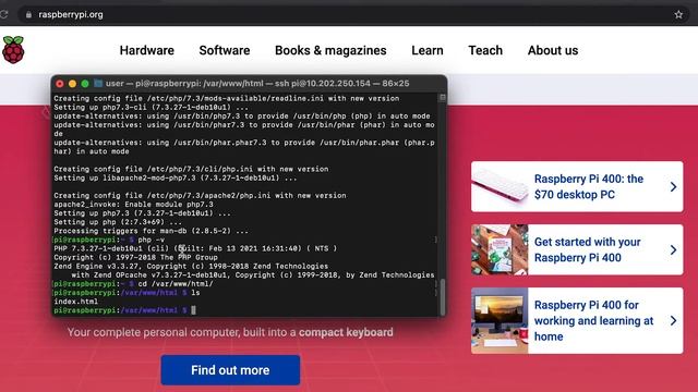 Tutorial : How to install PHP on Raspberry Pi | Step-By-Step #raspberrypi смотреть онлайн