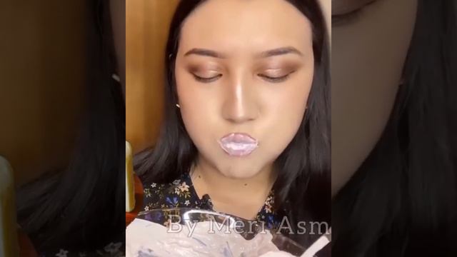 Marshmallow with yummy pink cream satisfying video By Meri Asmr смотреть онлайн
